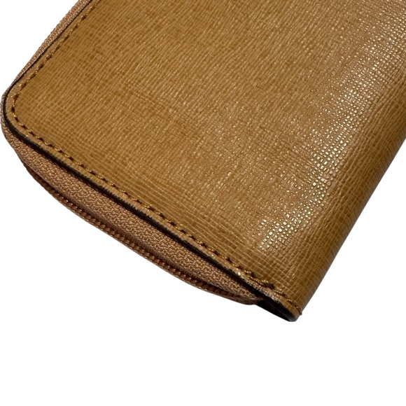 Coach Brown Leather Wallet Wristlet - Picture 5 of 8